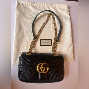 Gucci GG Marmont shoulder/cross body bag black